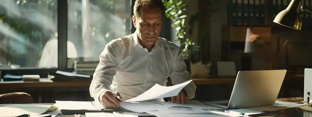 investor reading a document - real estate tax strategies