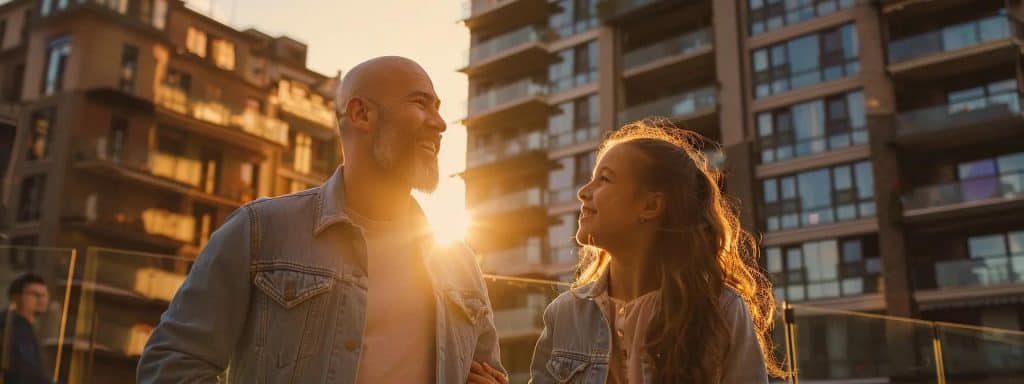 father and daughter. estate planning with real estate entities