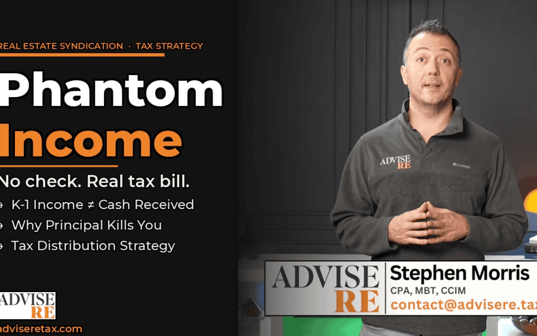 Phantom Income: Why Your Syndication Investors Could Owe Taxes With No Cash in Hand